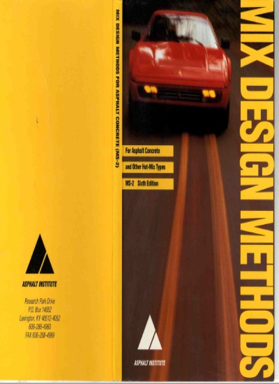 Asphalt Mix Design Methods