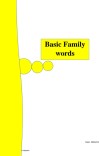 Basic family words cover image