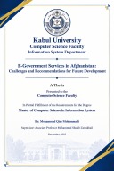 E-Government Services in Afghanistan: Challenges and Recommendations for Future Development cover image