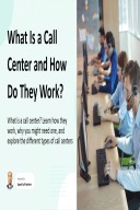 What is Call Center cover image